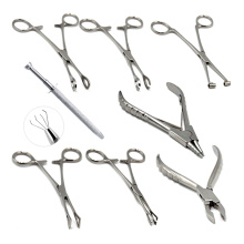 YABA Tattoo Stainless Stone Fórceps Piercing Tools Acessórios de tatuagem 316 l Piercing de corpo de tatuagem inoxidável